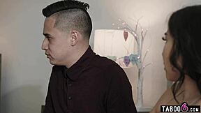 Stepcousin Pounds Hairy Pussy of Korean Teen Kimmy Kimm with Monster Cock Hardcore