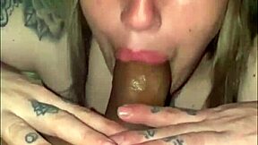 Slut Deepthroats Cock for Cum