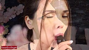 Oiled horny eve sweet plugs tight ass closeup begging your cock!!