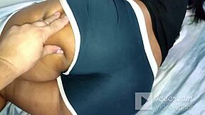 irresistible cuban big ass ebony begs for anal spanking