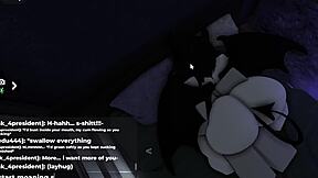 cute ass soulfucked hard by sexy roblox succubus