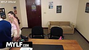 Naughty Stepdaughter Caught Deepthroating School Cocks