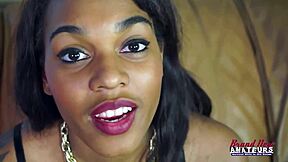 skylar bends over sofa clit buzzed hard by fast vibrating toy