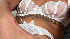 damn this petite latina takes rough pov dick deep gagging on cum tits