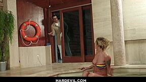 zlata shine gags deep on cock rimming before monster anal stretch