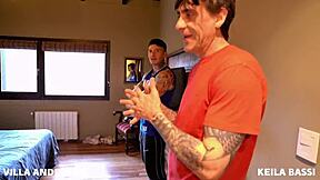 Stepmom AnderSon Teaches Stepdaughter Big Cock Sucking Skills