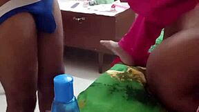 step sister in stockings gets fucked hard after bandhan family's away