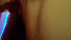 Wife Fucks Pussy Deep with Massive Dildo Cum