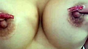 Desperate Latina Milf Jerks Stepsis Cock Till He Cums On Her Huge Tits