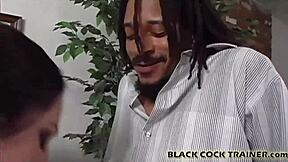 Big Cock Wife Cheats Hard in Femdom Interracial Blowjob Domination