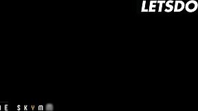 Horny lesbian teen 18+ seduces straight babe into wet pussy licking