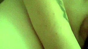 Wife Fucks Pussy Deep with Massive Dildo Cum