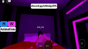 my little slut screams as i fuck her deep in roblox fantasy