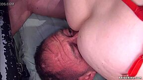 big boobs nurse smothers patient face in femdom sitting