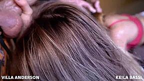 Stepmom AnderSon Teaches Stepdaughter Big Cock Sucking Skills