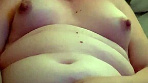 Wife Fucks Pussy Deep with Massive Dildo Cum