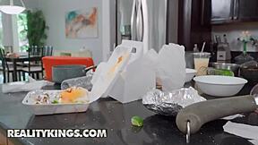 alexis fawx wrestles kaiia eve playfully