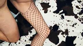 Beautiful Milf Wife Slips Into Stockings to Lure Husband's Anal Thrusts