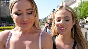 Slutty Blondes Ria Sunn Venera Maxima Lick Shaved Pussies in Bedroom