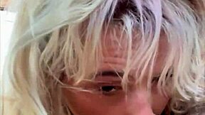 pretty hooker kneels for deepthroat blowjob ending in hot cumshot mouthful