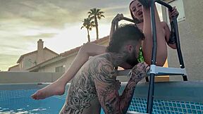 pool boy payment turns into flirty outdoor tease chat