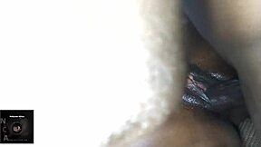 Young ebony latina craves fucking this big black monster cock wet