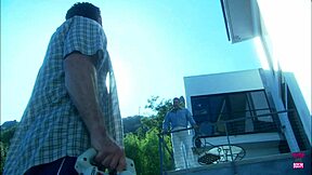 hey check out this beautiful small titted brunette riding cock cowgirl on a boat outdoor hairy pussy fun!