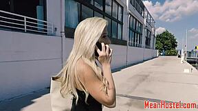 Busty Teen Deepthroats Before Rough Pounding