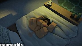 roblox roommate sneaks over for dorm ass play blowback big ass action