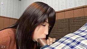 Puta Sucks Cock with Deep Emotion