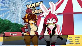 comical furry interracial 3some femdom rides creampie big asses tits in heat honeymoon game