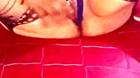 mature bbw milf pussy played fingered to squirting orgasm creampie on bed