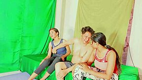 Uttaran20 dives into rough teen ffm threesome action