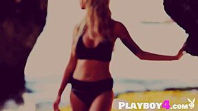 hey babe check out big ass blonde milf anika shay stripping outdoors