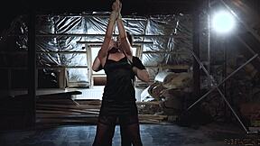 Victoria Pure bound in kinky BDSM submission