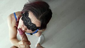 fitness girl moans anal with roommate skinny waist creampie workout