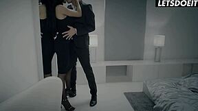 😍 sensual couple fucking passionately with anna rose moaning erotically