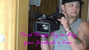 Natural Big Tits Big Ass Thong Try-On