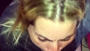 FUCK! Blonde SLUT DEEPTHROATS Black Cock for FACE CUMSHOT Blast!