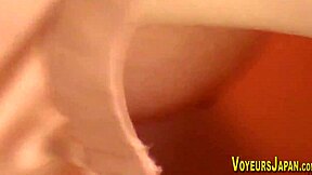 Voyeur Peeps Asian Babes Small Tits Nipples Outdoor Public HD