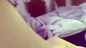 Bound Goth Slut Drips Cum from Ripped Fishnets Cumming Hard on Toy