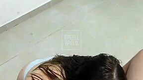 i greet my wife with her best deep submissive blowjob