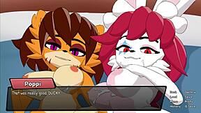 comical furry interracial 3some femdom rides creampie big asses tits in heat honeymoon game