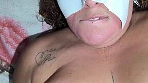 pregnant babe dresses up festive to suck actor's cock hungrily at christmas