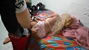 Meti NO CU da gostosa de ladinho, BEM FORTE, entrou TUDO