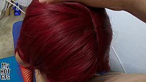 Red lingerie latina kelly creams from deep creampie fuck