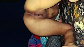 latina friend bends over for deep hard pounding right as boyfriend pulls up outside