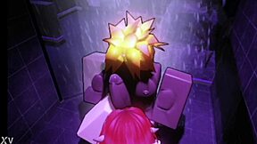 Redhead Shower Surrender to Monster Black Cock Interracial Bathing Domination