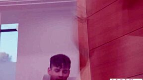 Stepcousin naked on bed begs for my monster cock deepthroat and fuck?