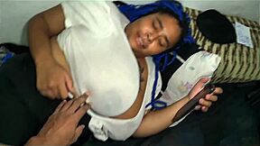 Bbw peituda caught watching porn gets bbc monster cock anal gaping riding crying